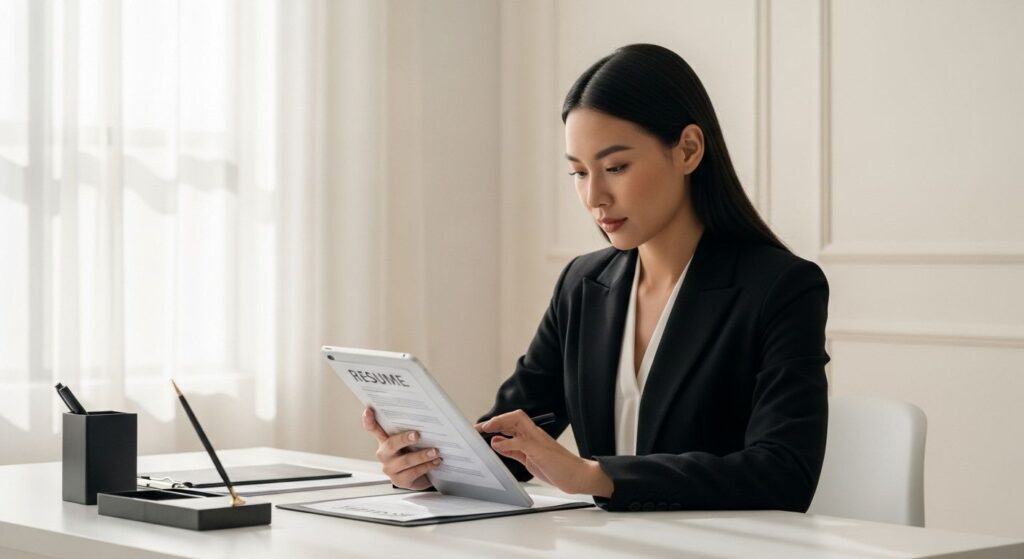 Resume & LinkedIn Optimization for Professionals - Modern resume structure